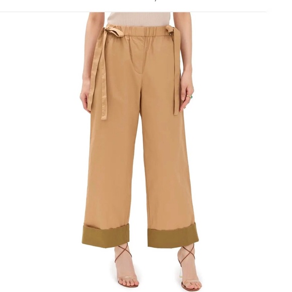Ulla Johnson Luciena Pants Sahara Colorblock Size 0 NWT